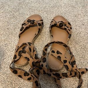 Cheetah sandal
